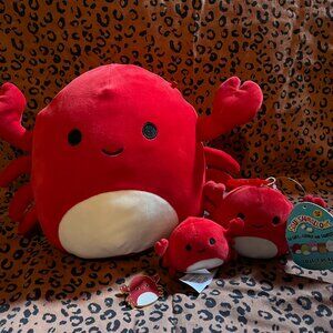 Squishmallows Carlos the Crab Bundle